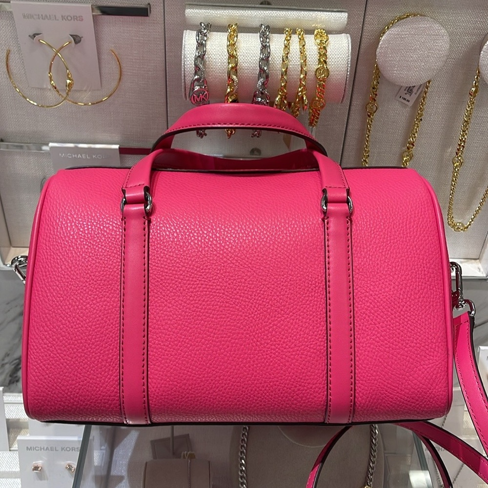 MICHAEL KORS JST TRAVEL MEDIUM DUFFLE SATCHEL SHOULDER CROSSBODY BAG MK SRAGONFR - Picture 7 of 16